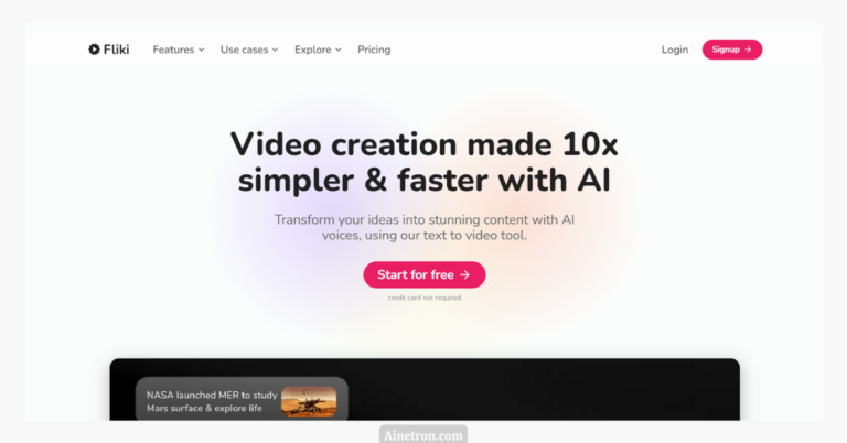 Fliki AITurn Your Words into Videos