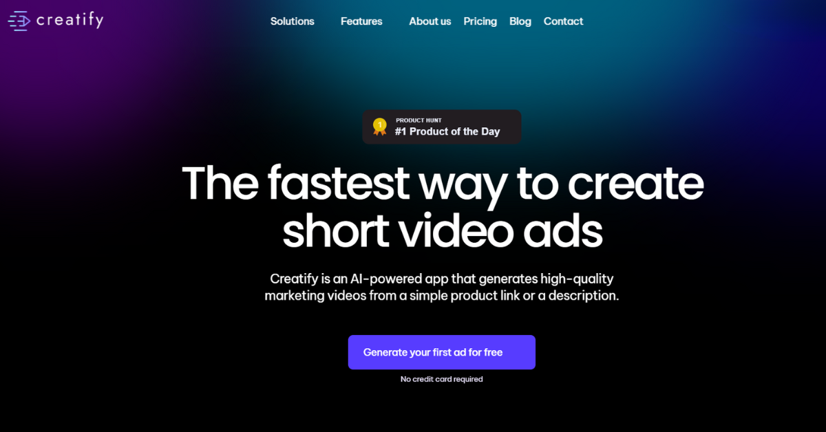Creatify AI:Create Video Ads In Second