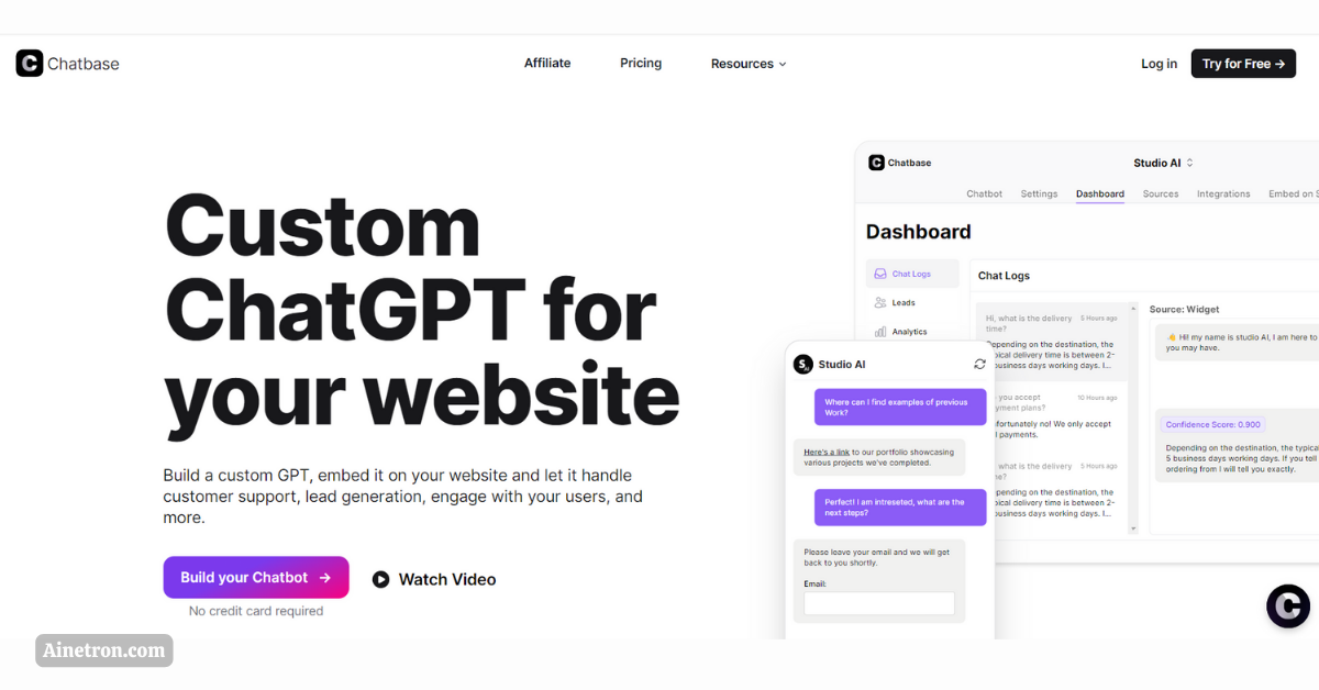 Chatbase: Create your Own Chatbot In Second